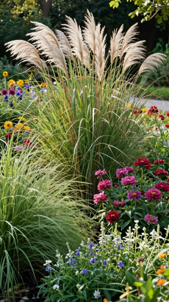 11 Perennial Garden Designs That Will Boost Your Curb Appeal Instantly! - 8. Mix It Up with Grasses 1