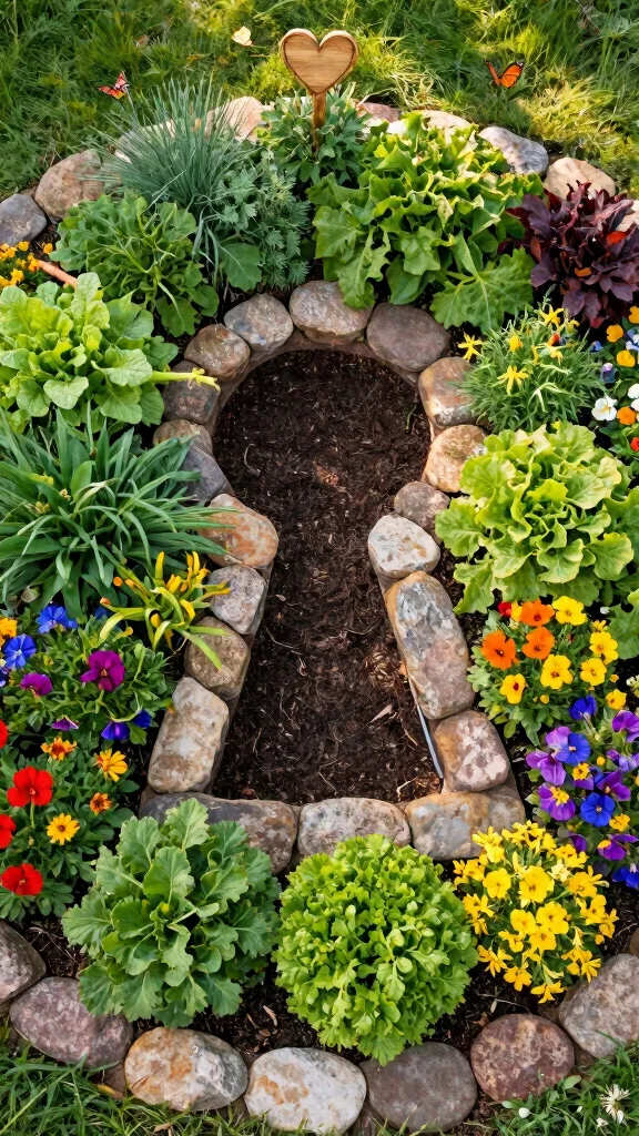 14 Stylish Outdoor DIY Decor Hacks That Will Have Your Garden Looking Like a Magazine Cover! - 1. Create a Captivating Keyhole Garden 1