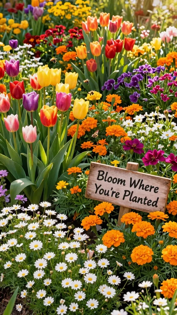 14 Stylish Outdoor DIY Decor Hacks That Will Have Your Garden Looking Like a Magazine Cover! - 12. Add Color with Seasonal Flowers 1