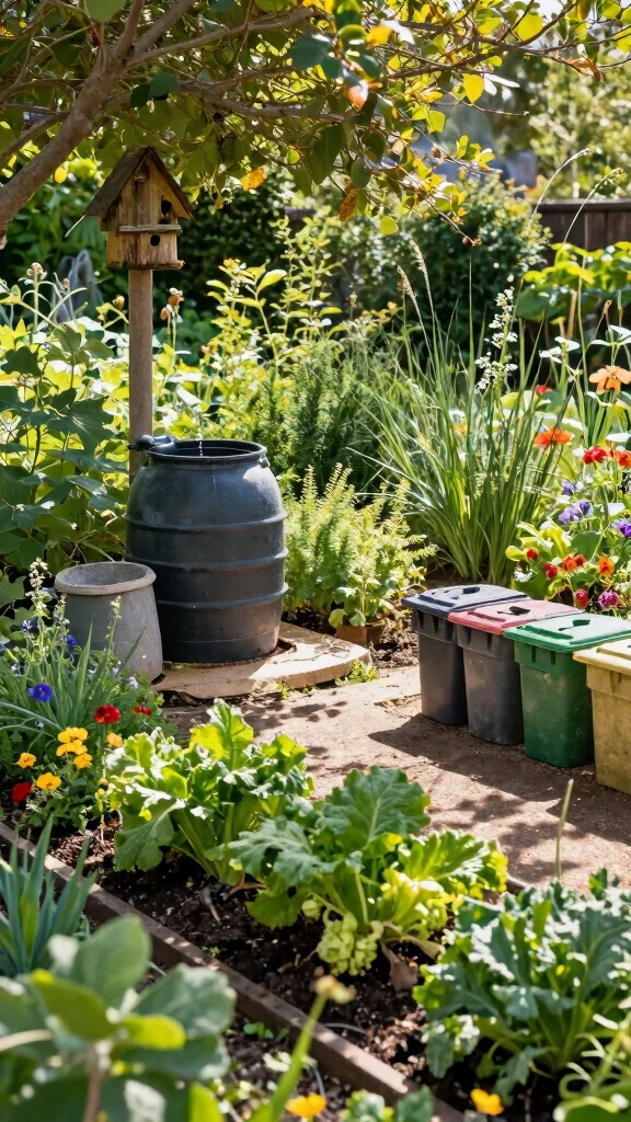 14 Stylish Outdoor DIY Decor Hacks That Will Have Your Garden Looking Like a Magazine Cover! - 14. Embrace Sustainable Practices 1