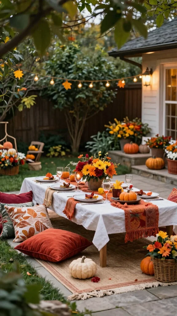 15 Backyard Entertaining Spaces That'll Transform Your Evenings . - 13. Seasonal Decor Themes 1