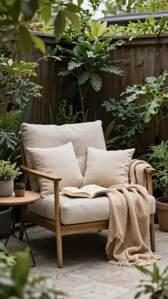 15 Backyard Entertaining Spaces That'll Transform Your Evenings . - 15. Cozy Reading Nook 1