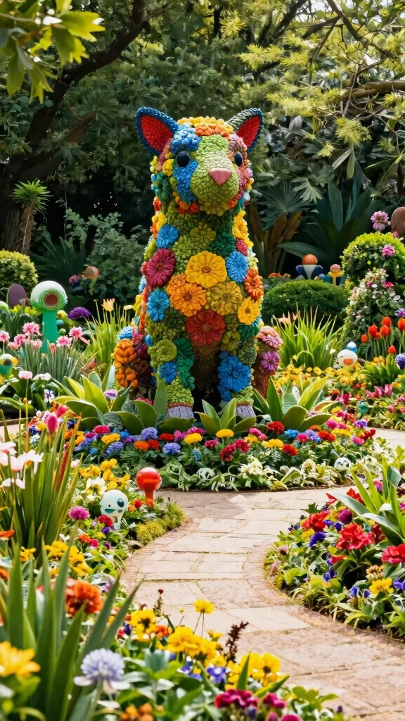15 Colorful Garden Decor Ideas That Will Transform Your Outdoor Oasis! - 3. Artistic Garden Sculptures 1