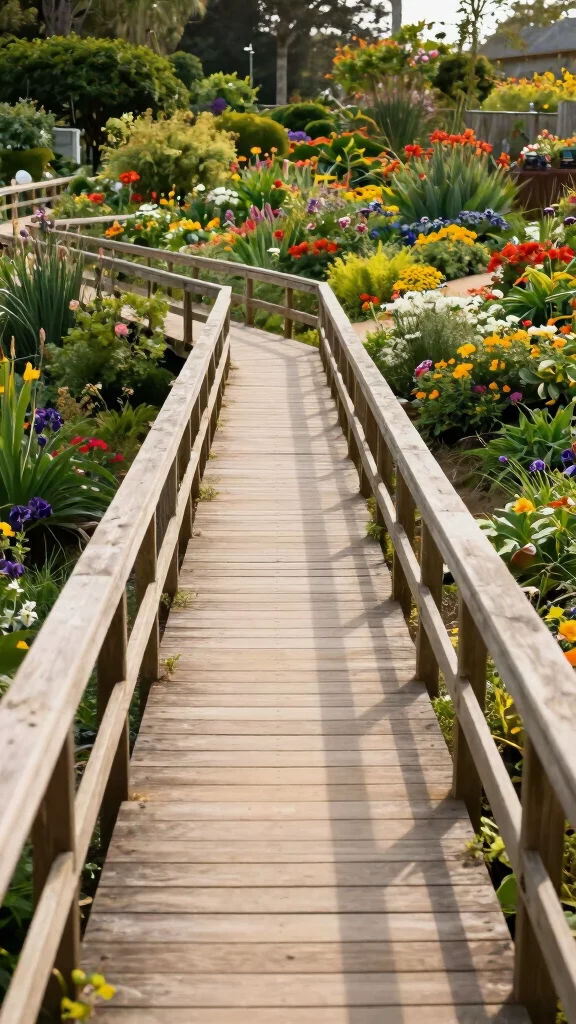 15 DIY Garden Bridges You Can Build This Weekend (Even #2 Looks Professional!) - 13. Elevated Walkway Bridge 1