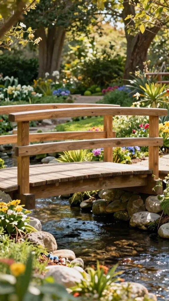 15 DIY Garden Bridges You Can Build This Weekend (Even #2 Looks Professional!) - 9. Simple Beam Bridge 1