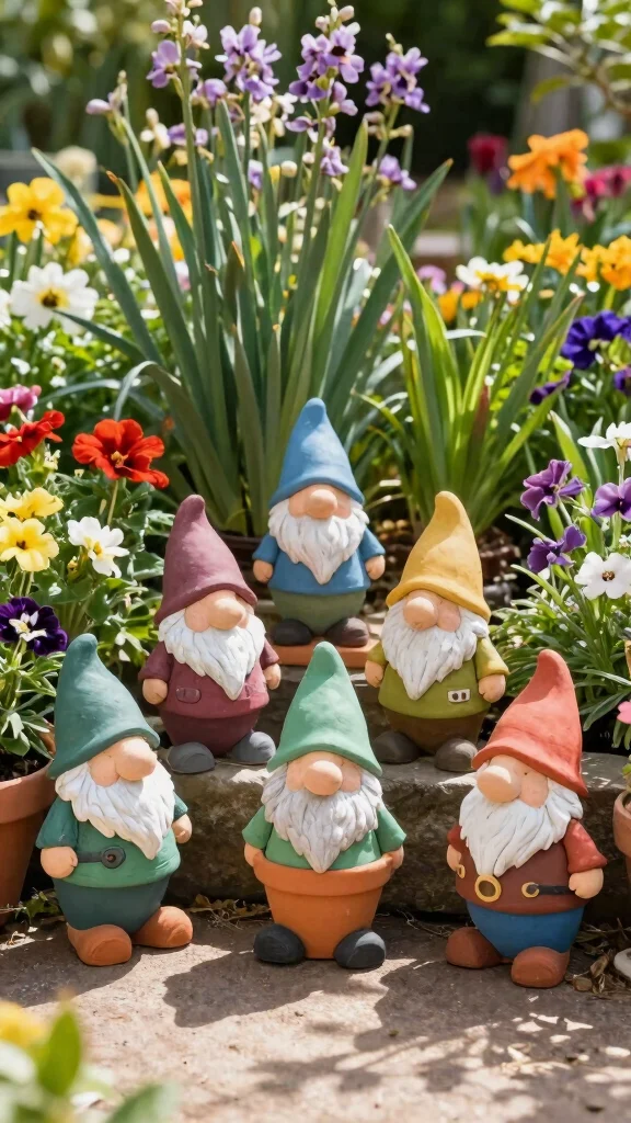 15 DIY Garden Decor Ideas That Will Inspire a Gorgeous Outdoor Makeover! - 11. Whimsical Garden Gnomes 1