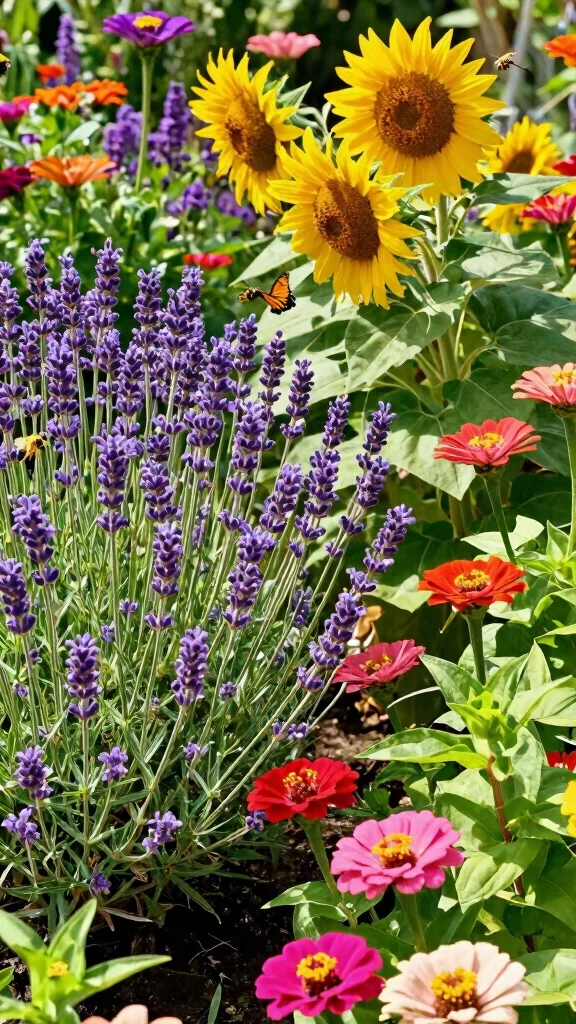 15 Eco-Friendly Gardening Hacks That Will Make Mother Nature Proud! - 11. Plant a Pollinator Garden 1