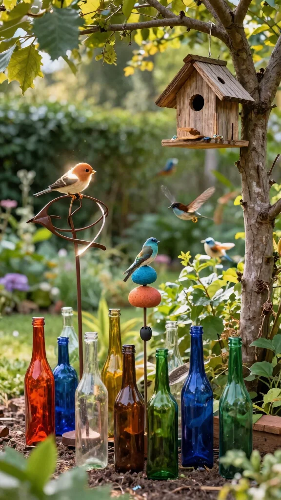 15 Eco-Friendly Modern Garden Aesthetics You Can Create Today - 15. Sustainable Garden Art 1