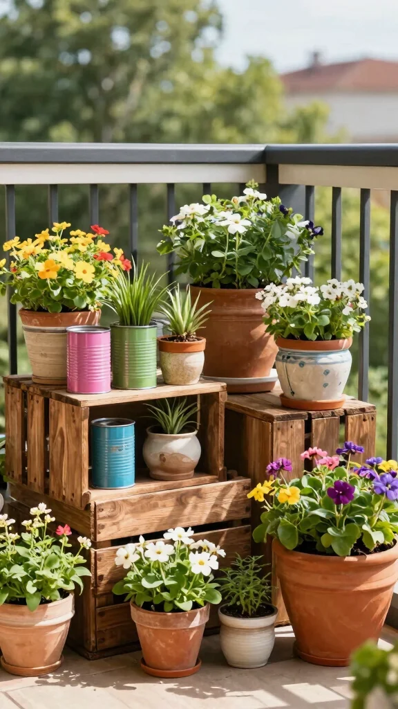 15 Seasonal Plant Displays to Keep Your Home Fresh and Inviting All Year Round! - 7. Creative Container Gardens: Unique Display Ideas 1