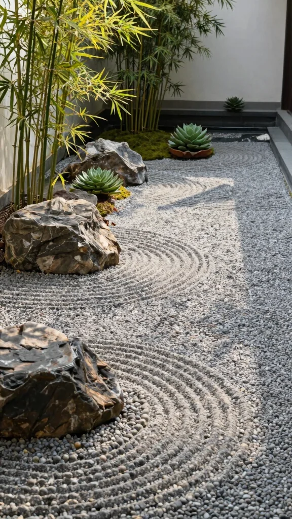 15 Stunning Pathway Designs That Will Make Your Garden a Showstopper! - 13. Zen Garden Paths 1