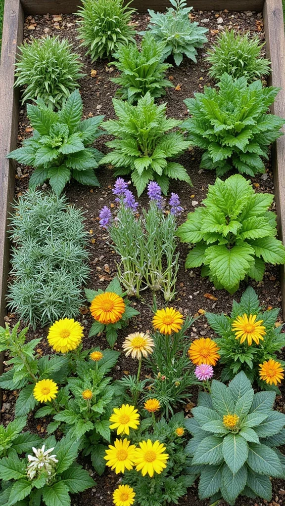 16 Compact Raised Bed Layouts Perfect for Small Gardens and Urban Spaces! - 16. Companion Planting Raised Beds 1