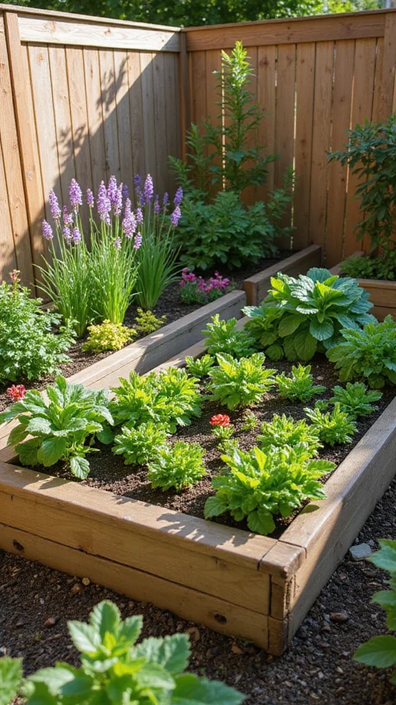 16 Compact Raised Bed Layouts Perfect for Small Gardens and Urban Spaces! - 3. Corner Raised Beds 1