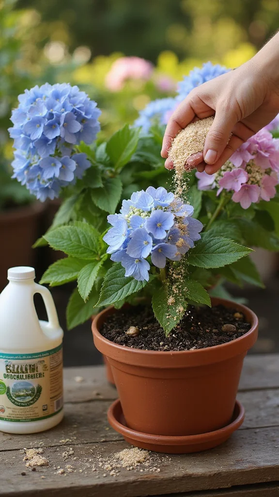16 Easy Container Gardening Tips for Hydrangeas – Transform Your Outdoor Space Today! - 6. Fertilize for Blooms 1