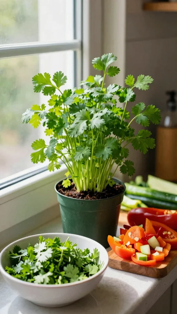 16 Seasonal Herbs You Didn't Know Could Change Your Life (Start Growing Now!) - 4. Cilantro 1