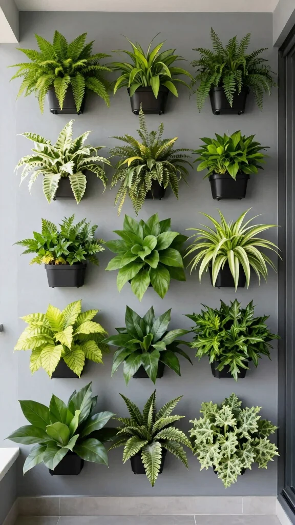 16 Space-Saving Urban Gardening Solutions That Are Stylish and Practical! - 6. Wall Gardens 1