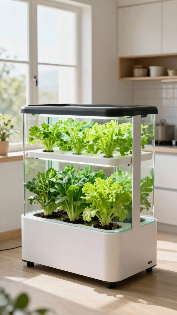 16 Space-Saving Urban Gardening Solutions That Are Stylish and Practical! - 9. Hydroponic Systems 1