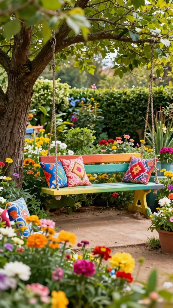 16 Sustainable Eclectic Garden Accessories That Are Good for the Planet and Your Garden! - 11. Whimsical Garden Seating 1