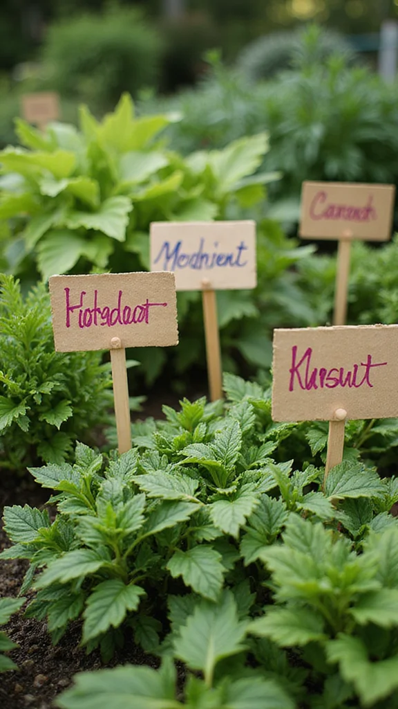 16 Sustainable Eclectic Garden Accessories That Are Good for the Planet and Your Garden! - 8. Reusable Plant Markers 1