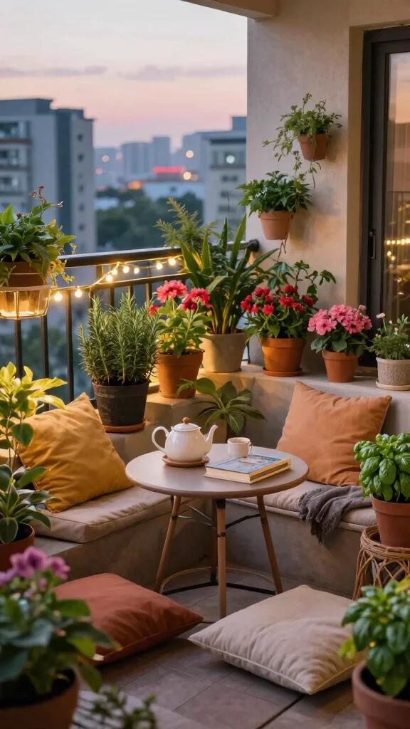 16 Urban Garden Nooks That Will Turn Your Concrete Jungle into a Green Paradise! - 2. Cozy Balcony Retreats 1