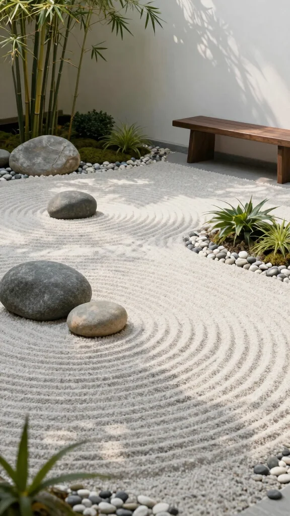 16 Urban Garden Nooks That Will Turn Your Concrete Jungle into a Green Paradise! - 5. Zen Gardens: Find Your Inner Peace 1