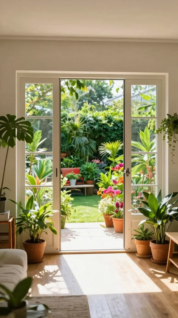 16 Urban Garden Nooks That Will Turn Your Concrete Jungle into a Green Paradise! - 6. Indoor-Outdoor Flow: Blurring the Lines 1