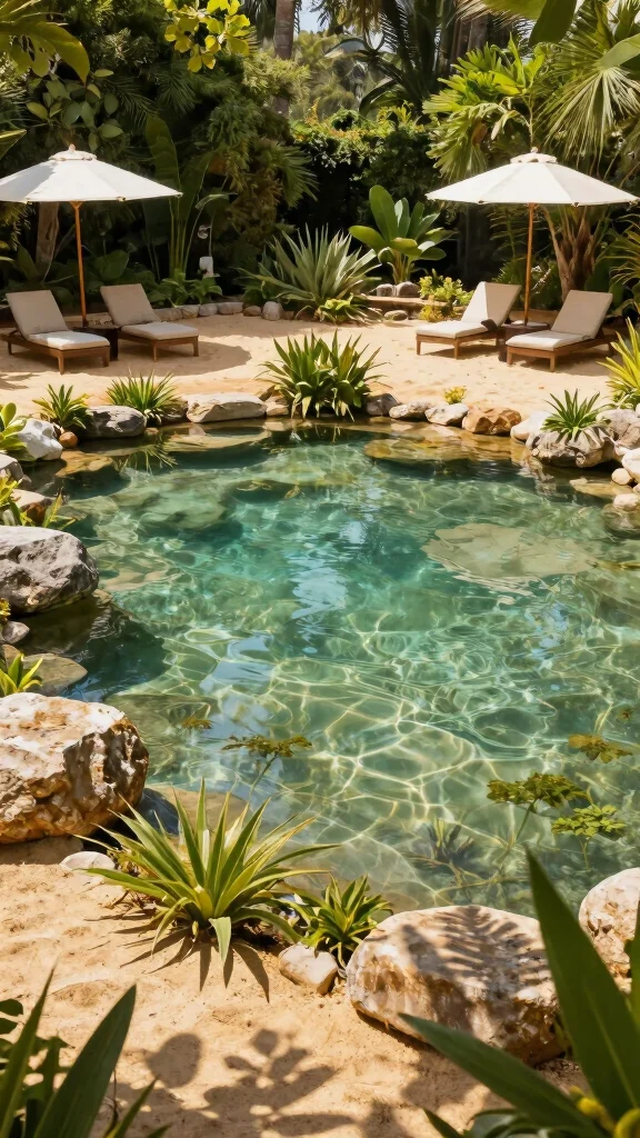 16 Water Oasis Features That Will Bring Serenity to Your Backyard! - 11. Natural Swimming Ponds 1