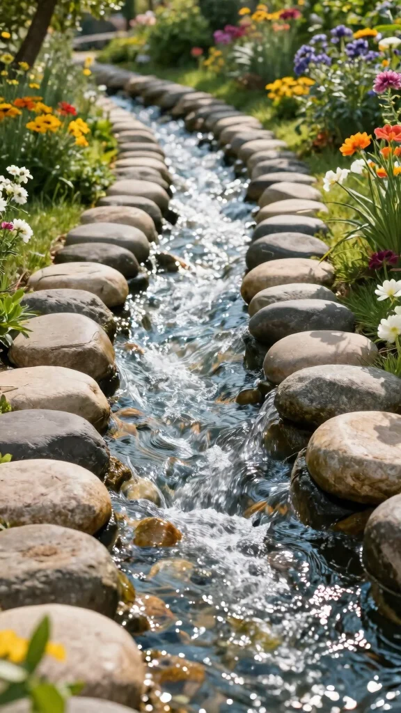 16 Water Oasis Features That Will Bring Serenity to Your Backyard! - 12. Water-Flowing Pathways 1