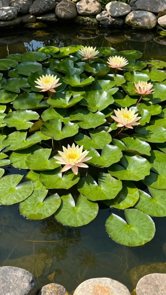 16 Water Oasis Features That Will Bring Serenity to Your Backyard! - 14. Aquatic Plant Displays 1