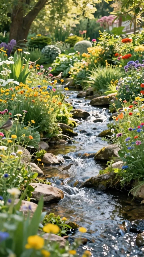 16 Water Oasis Features That Will Bring Serenity to Your Backyard! - 9. Garden Streams 1