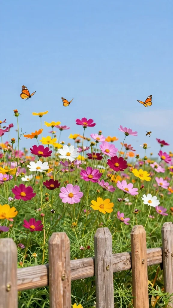17 Colorful Spring Blooms That Will Transform Your Garden Into a Floral Wonderland! - 10. Cosmos: Colorful and Carefree 1