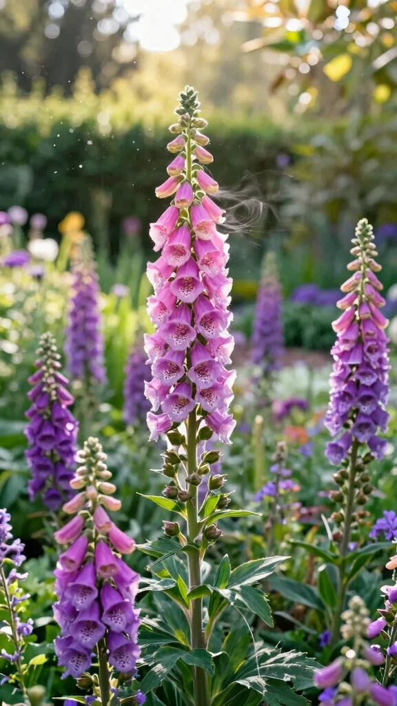 17 Colorful Spring Blooms That Will Transform Your Garden Into a Floral Wonderland! - 13. Foxgloves: Vertical Elegance 1