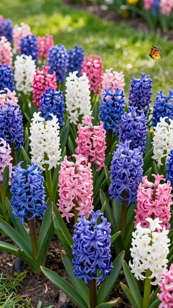 17 Colorful Spring Blooms That Will Transform Your Garden Into a Floral Wonderland! - 5. Hyacinths: Aromatic and Easy to Grow 1