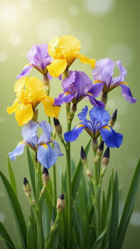 17 Colorful Spring Blooms That Will Transform Your Garden Into a Floral Wonderland! - 6. Iris: Elegance and Versatility 1