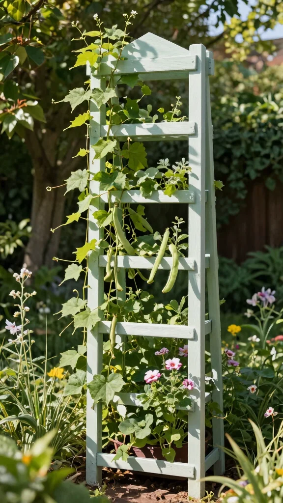 17 DIY Vibrant Garden Accessories That Will Impress All Your Guests! - 12. DIY Garden Trellis 1