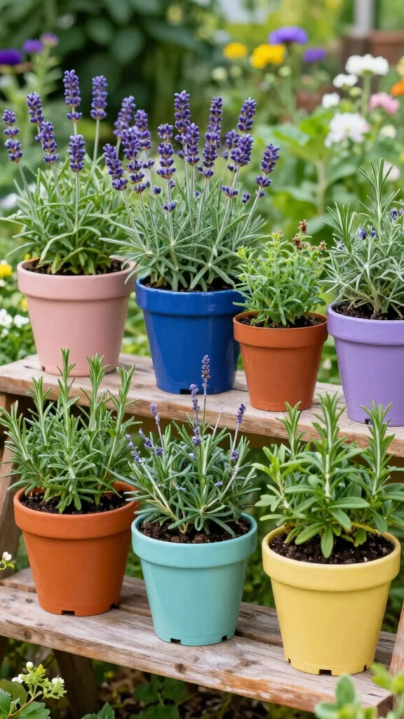 17 DIY Vibrant Garden Accessories That Will Impress All Your Guests! - 7. Scented Herb Pots 1