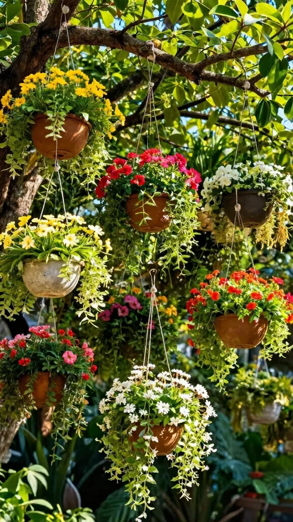 17 DIY Vibrant Garden Accessories That Will Impress All Your Guests! - 8. Hanging Planters 1