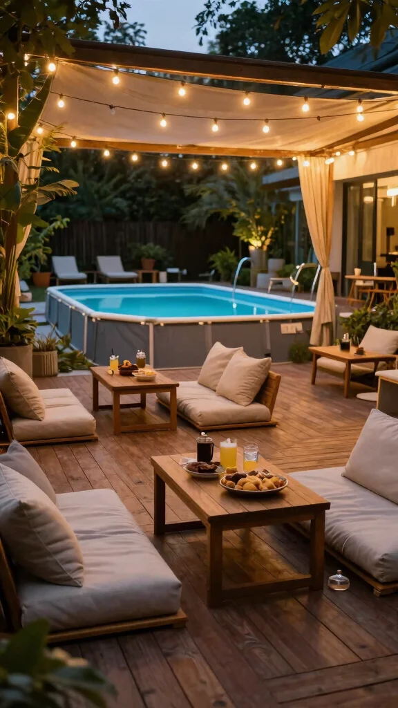 17 Easy Pallet Deck Ideas You Can Build This Weekend (DIY Enthusiasts Rejoice!) - 4. Pallet Lounge Space 1