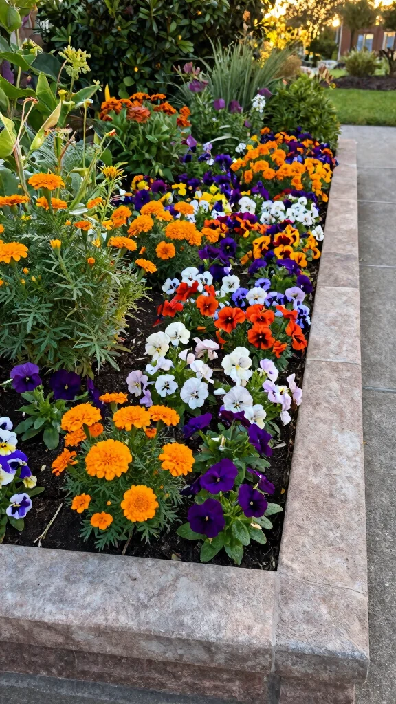 17 Easy and Colorful Flower Bed Landscaping Ideas to Brighten Up Your Yard! - 9. Flower Bed Borders 1