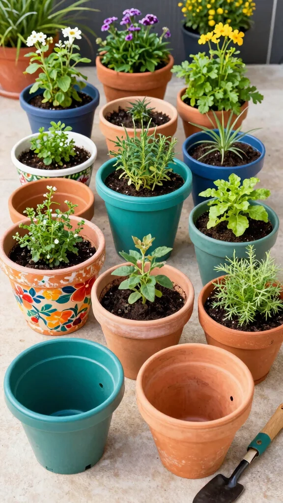 17 Genius Container Gardening Tips for Small Spaces (You Won't Believe #5!) - 1. Choose the Right Containers 1