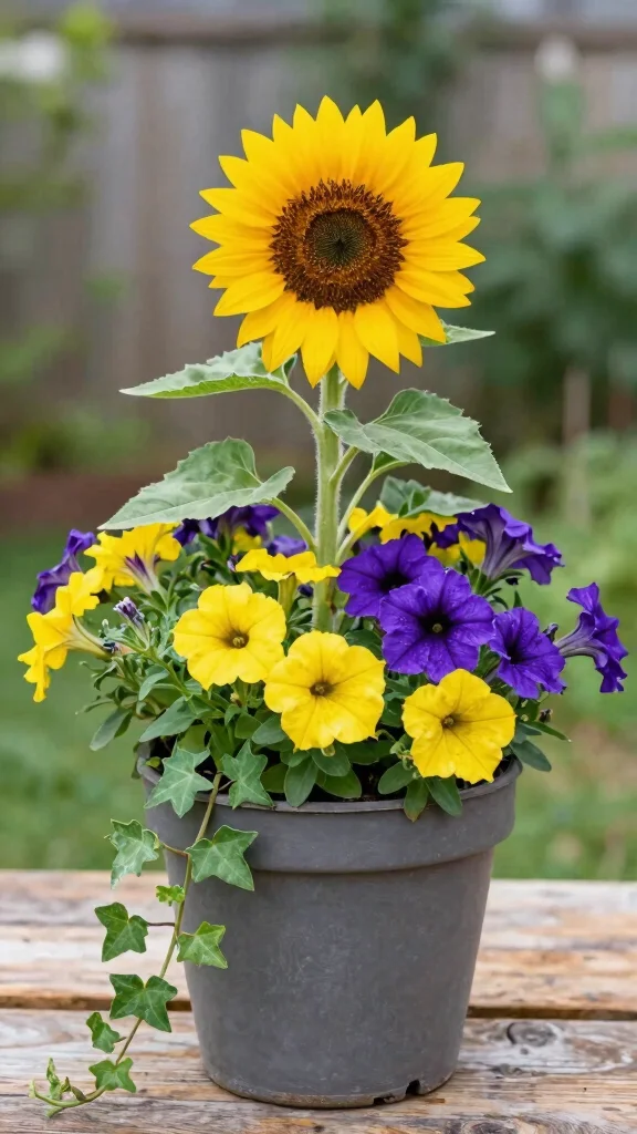 17 Genius Container Gardening Tips for Small Spaces (You Won't Believe #5!) - 3. Mix and Match Plants 1