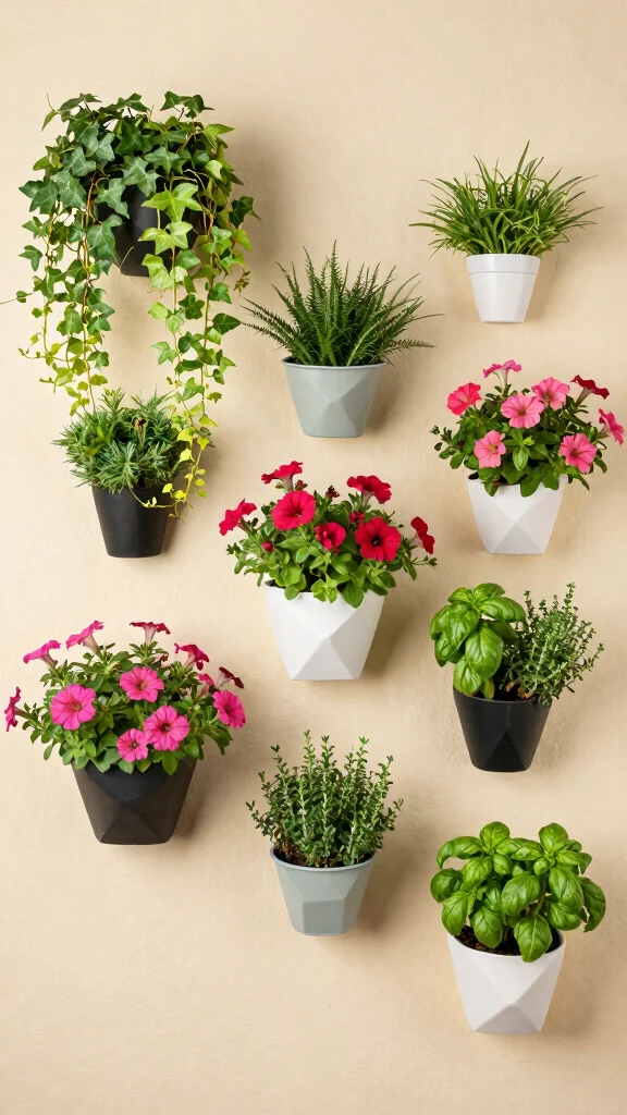 17 Vertical Container Gardening Ideas for Patios That Are Pure Genius! - 1. Wall-Mounted Planters 1