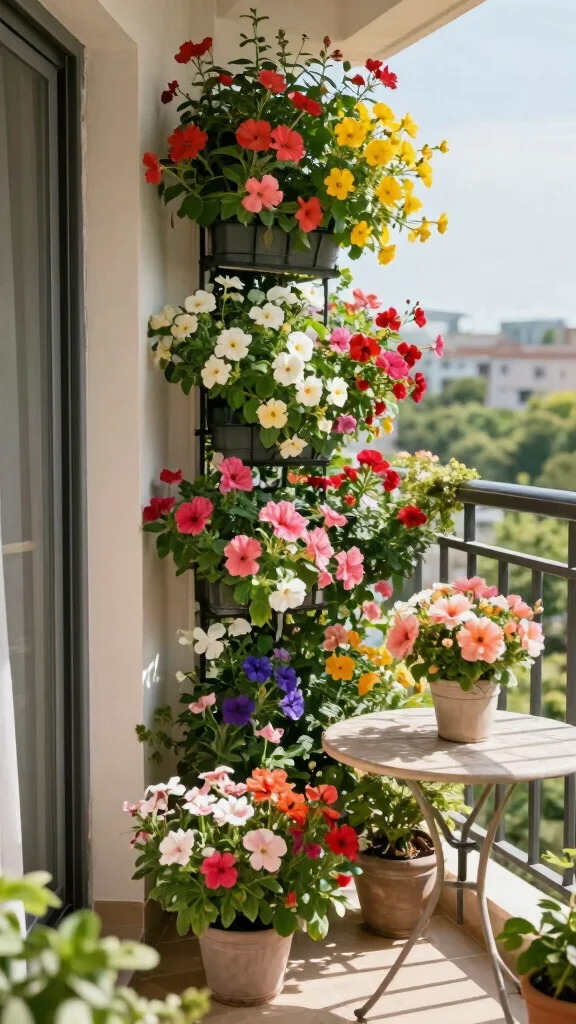 17 Vertical Garden Kits That Make Gardening a Piece of Cake - 11. The Vertical Flower Garden Kit 1
