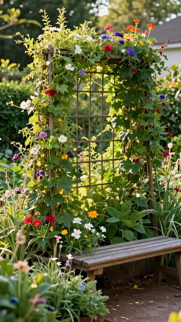 17 Vertical Garden Kits That Make Gardening a Piece of Cake - 13. The Vertical Garden System with Trellis 1