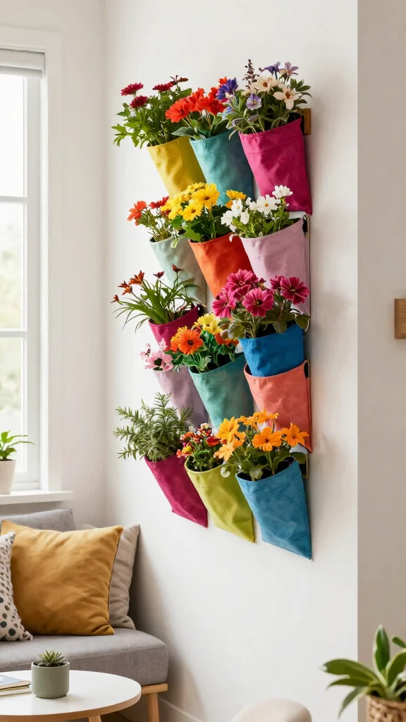 17 Vertical Garden Kits That Make Gardening a Piece of Cake - 3. The Vertical Garden Pocket Planter 1