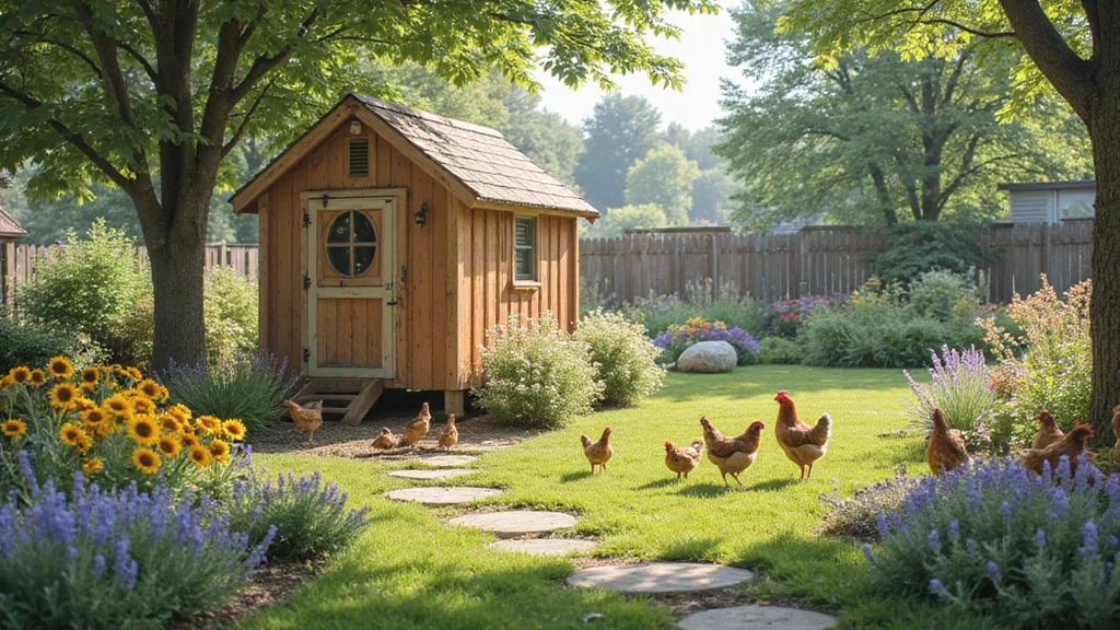 18 Beautiful Chicken Coop Garden Designs That Mix Flowers and Fowl!