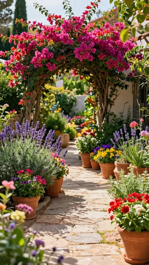 18 Breathtaking Garden Layout Ideas for Flower Lovers (Prepare for a Floral Wonderland!) - 10. The Mediterranean Garden 1