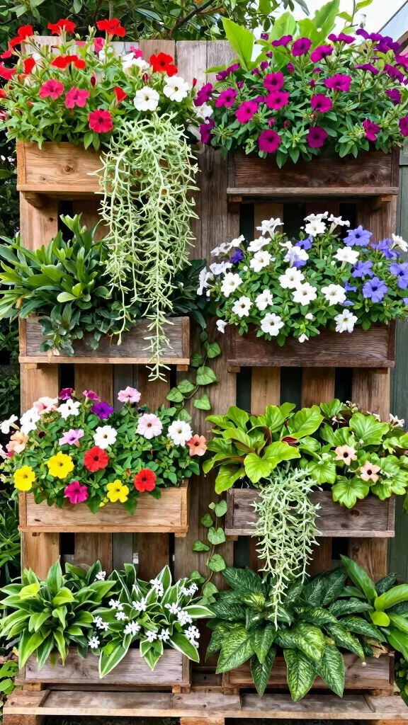 18 Breathtaking Garden Layout Ideas for Flower Lovers (Prepare for a Floral Wonderland!) - 4. The Vertical Garden 1