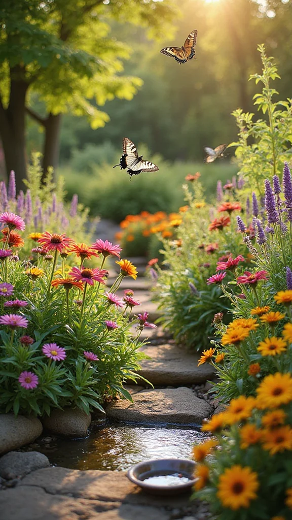 18 Breathtaking Garden Layout Ideas for Flower Lovers (Prepare for a Floral Wonderland!) - 5. The Butterfly Garden 1
