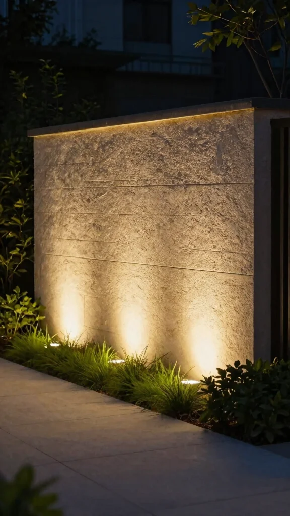 18 Brilliant Outdoor Garden Lighting Ideas You Never Knew You Needed! - 10. Minimalist Wall Wash Lighting 1