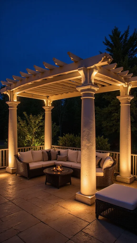 18 Brilliant Outdoor Garden Lighting Ideas You Never Knew You Needed! - 17. Integrated Lighting for Outdoor Structures 1